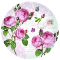 Rose tallerken - �:19 cm.